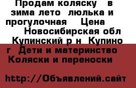 Продам коляску 2 в 1зима-лето (люлька и   прогулочная) › Цена ­ 18 000 - Новосибирская обл., Купинский р-н, Купино г. Дети и материнство » Коляски и переноски   